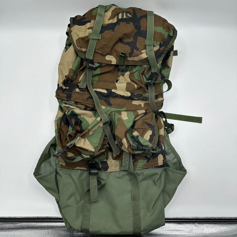 US Military Woodland Camo Rucksack Lion Technologies Tactical Large Backpack
